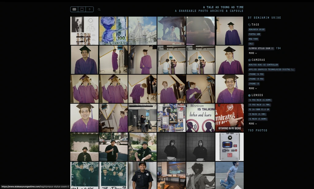 Grid view of the A Tale As Young As Time photo archive